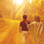 A,Man,S,Walking,On,The,Road,With,Shadow,Of