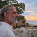 A,Contemplative,Man,With,A,Gray,Beard,Gazes,At,The