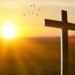 The Cross and the Crown: Understanding Good Friday’s Eternal Impact Good,Friday,,Wooden,Cross,On,Sky,Sun,Background.